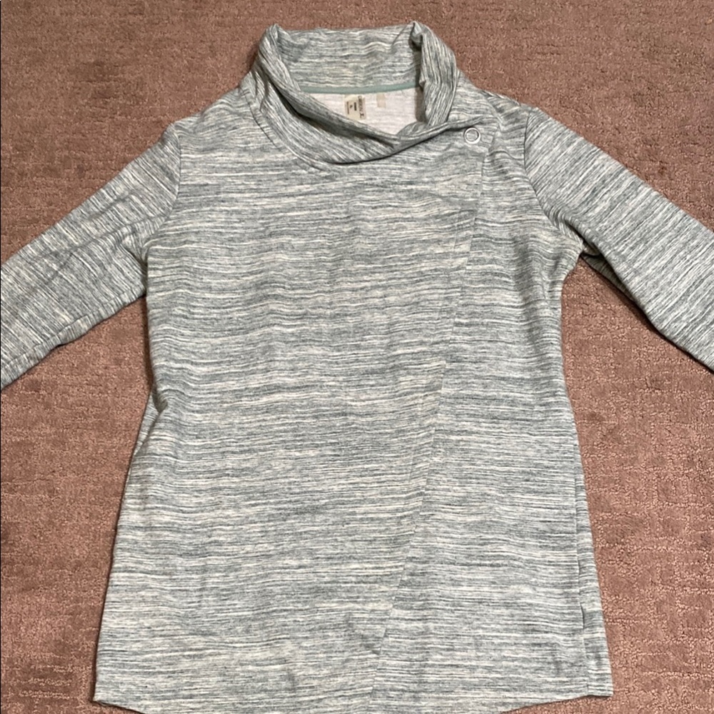 Danskin Gray XL Cardigan Wrap  Fall Cozy Neutral Career Academia Winter
